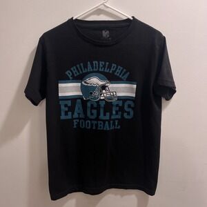 NFL PHILADELPHIA EAGLES Black T Shirt- Medium